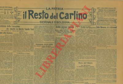 - - Celebrazioni del 3 centenario della morte di U. Aldrovandi.