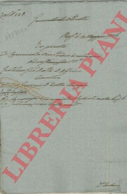 Appennino bolognese. Alta Valle del Reno - - Affrico : Lettere, documenti vari, cause, manoscritti, ecc .