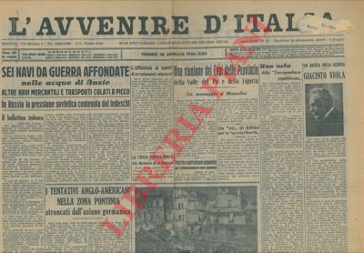 - - Uccisione del Commissario Federale del PFR, Facchini e fucilazione di antifascisti prelevati da carceri e condannati a morte.