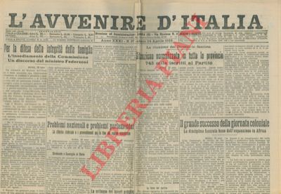 - - L'Avvenire d'Italia.