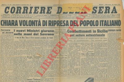- - Chiara volont di ripresa del popolo italiano.