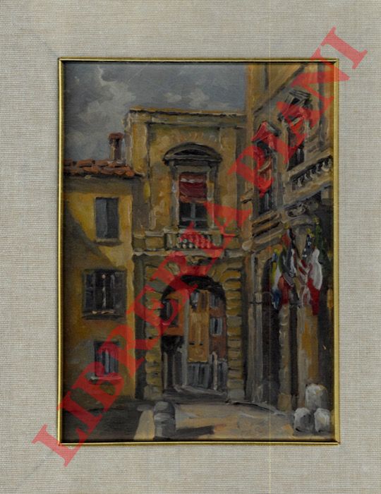 Brando (Ildebrando Pini) - - Ghetto di Bologna. Voltone di via del Carro (Palazzo Malvezzi), vista da Via Zamboni.