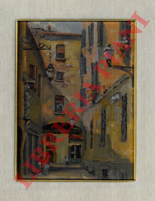 Brando (Ildebrando Pini) - - Ghetto di Bologna. Via S. Giobbe verso via d Giudei.