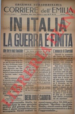 - - In Italia la guerra  finita. Berlino  caduta.
