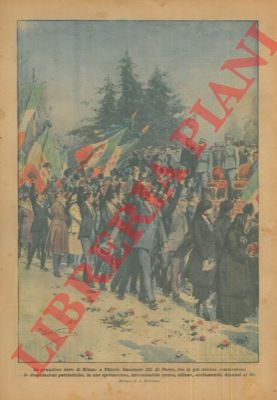 - - Al Parco, grandiose feste delle Associazione Patriottiche di Milano a Vittorio Emanuele III.