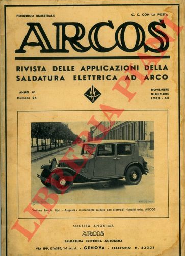 Arcos - - Rivista delle applicazioni della saldatura elettrica ad arco.