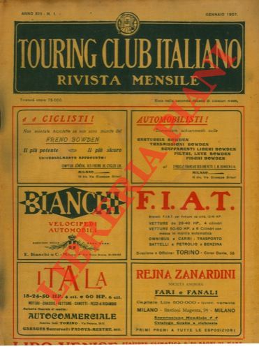 - - Touring Club Italiano. Rivista mensile.