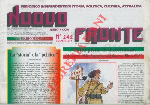 - - Nuovo fronte. Periodico indipendente di storia, politica, cultura, attualit.