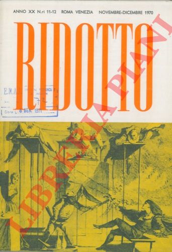 Societ Italiana Autori Drammatici - - Ridotto. Rassegna di teatro per i gruppi di arte drammatica.