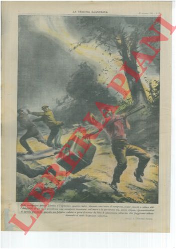 PISANI Vittorio - - Nelle campagne presso Zsentes (Ungheria) quattro ladri, durante una notte di tempesta, trasportavano una cassaforte appena rubata, quando un fulmine, caduto a poca distanza, li spaventava talmente che fuggivano abbandonando la pesante refurtiva.