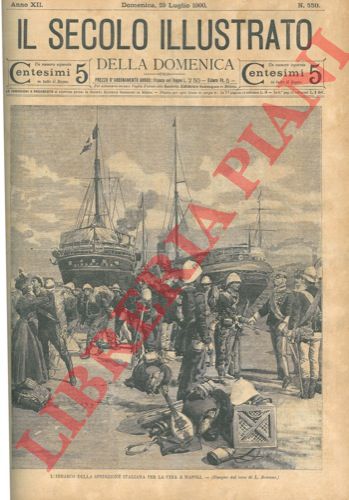 SCORRANO L. - - L'imbarco della Spedizione italiana per la Cina, a Napoli.
