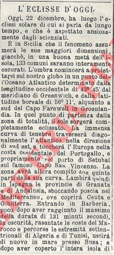 - - L'eclisse di oggi.