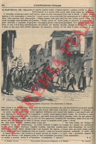 CECOVI A. - - Il carnevale (chiacchierata d'un Pierrot). + La mascherata del villaggio.