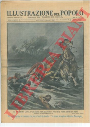 MOLINARI Aldo - - La disperata lotta d'un padre per salvare i figli dal fiume Crati in piena.