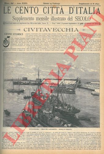 Le cento citt d'Italia illustrate - - Civitavecchia.