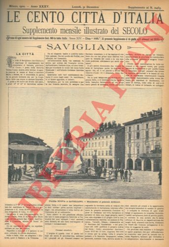 Le cento citt d'Italia illustrate - - Savigliano. Bra.
