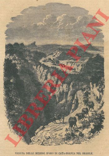 - - Le miniere d'oro di Cata-Branca nel Brasile.