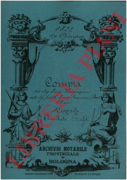 Bergonzoni - Elmi - Compra di una casa posta sotto la Parrocchia di Santa Maria dei Servi in Via San Petronio Vecchio 1520