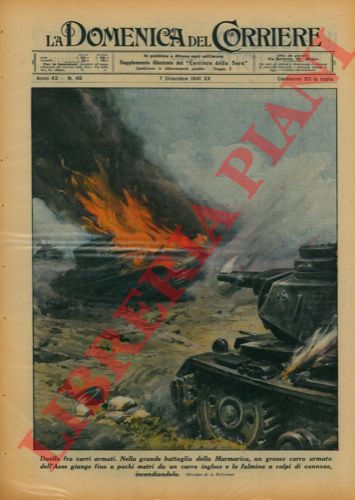 BELTRAME A. - - Duello fra carri armati nella Marmarica.