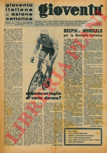 - - Giovent. Settimanale della Giovent Italiana di A.C.