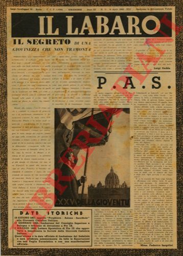 - - Il labaro.