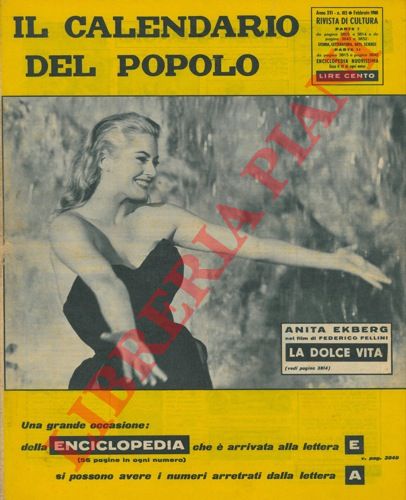 - - Il calendario del popolo. Rivista mensile di cultura.