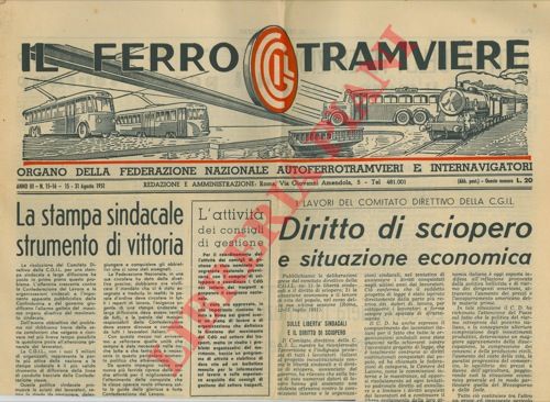 - - Il ferrotramviere.