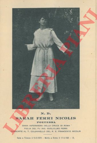 - - Sarah Ferri Nicolis.