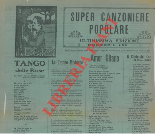 - - Super Canzone Popolare. Ultimissima Edizione.