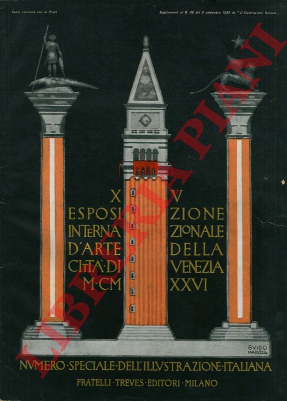 - - XV Esposizione Internazionale d'Arte della Citt di Venezia, MCMXXVI. Numero speciale de L'Illustrazione Italiana.