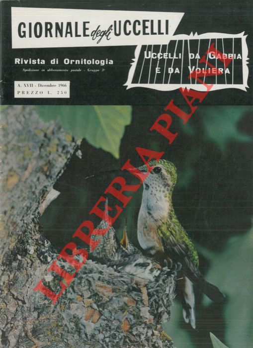 - - Giornale degli uccelli. Rivista di ornitologia.
