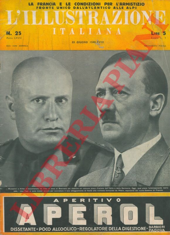 - - La Francia e le condizioni per l'armistizio. Fronyt unico dall'Atlantico alle Alpi.