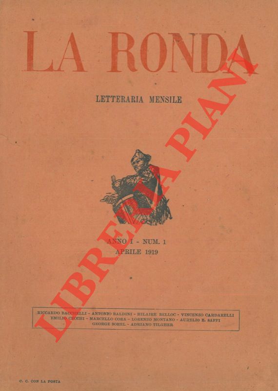 - - La ronda. Letteraria mensile.