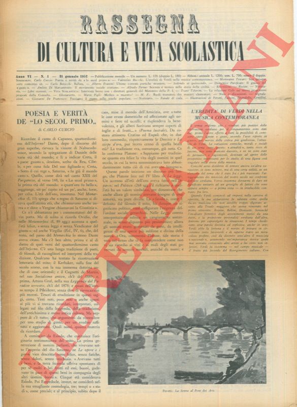- - Rassegna di cultura e vita scolastica.