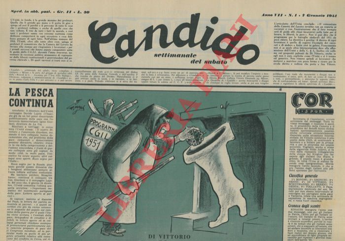Guareschi - - Candido. Settimanale del sabato.