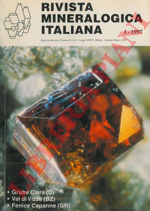 - - Rivista Mineralogica Italiana.
