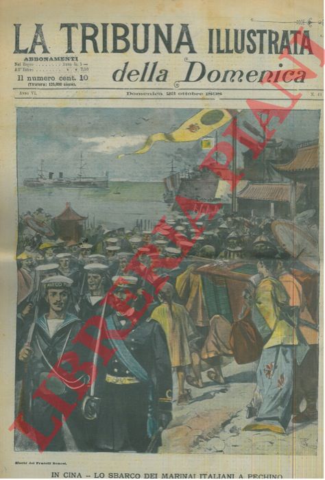 - - Sbarco dei marinai italiani a Pechino.