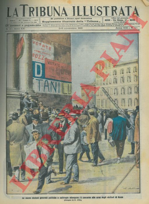ABBO E. - - Le nuove elezioni generali politiche a suffragio allargato: il concorso alle urne degli elettori di Roma.