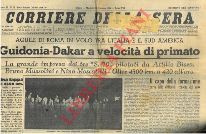 - - Guidonia - Dakar a velocit da primato. La grande impresa dei tre 