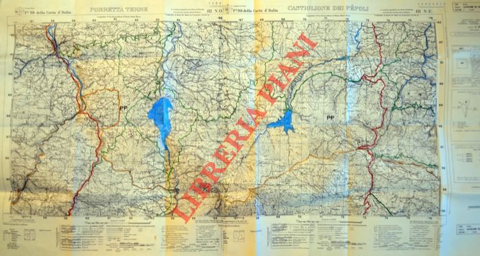 - - Porretta - Castiglione dei Pepoli. F 98 N.O. e 98 N:E: