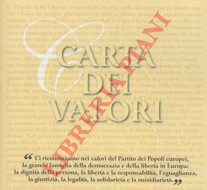 Popolo della Libert - - Carta dei valori.