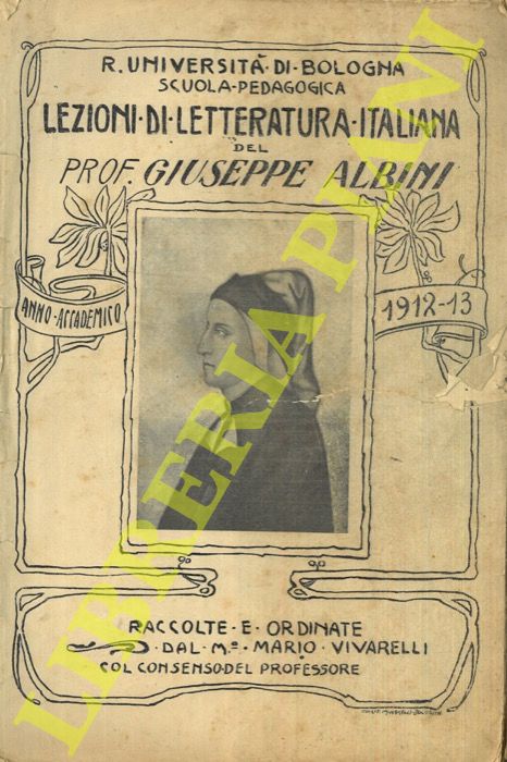 ALBINI Giuseppe - - Lezioni di letteratura italiana.
