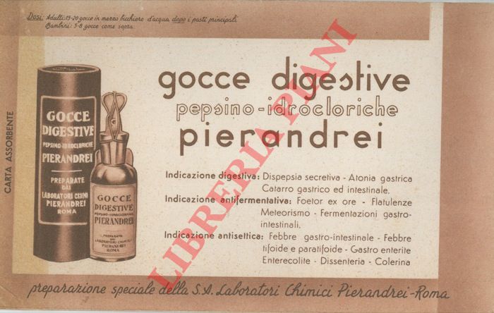 . - Gocce digestive Pierandrei.