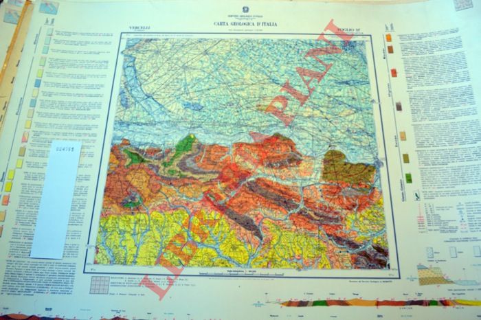 - - Vercelli. F 57. Carta geologica d'Italia.