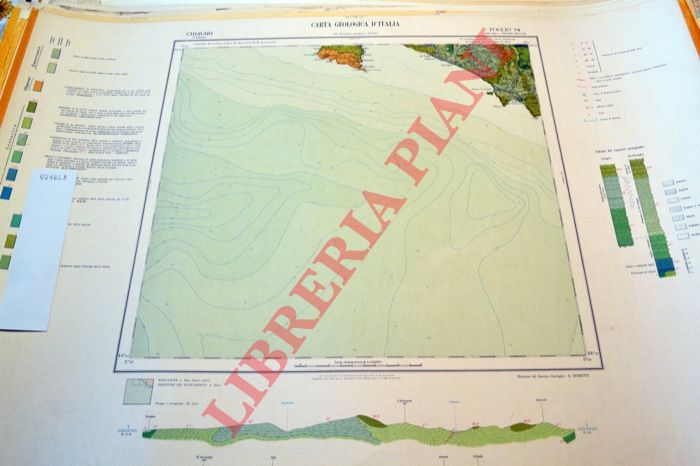 - - Chiavari. F 94. Carta geologica d'Italia.