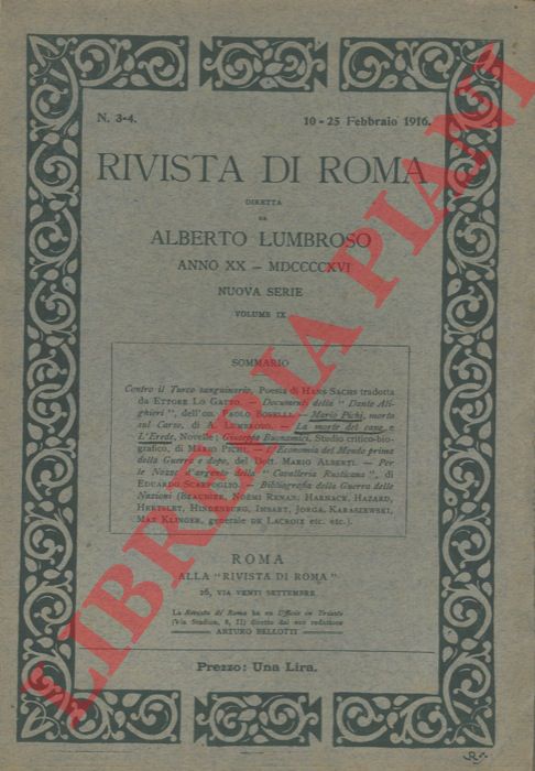 - - Rivista di Roma.