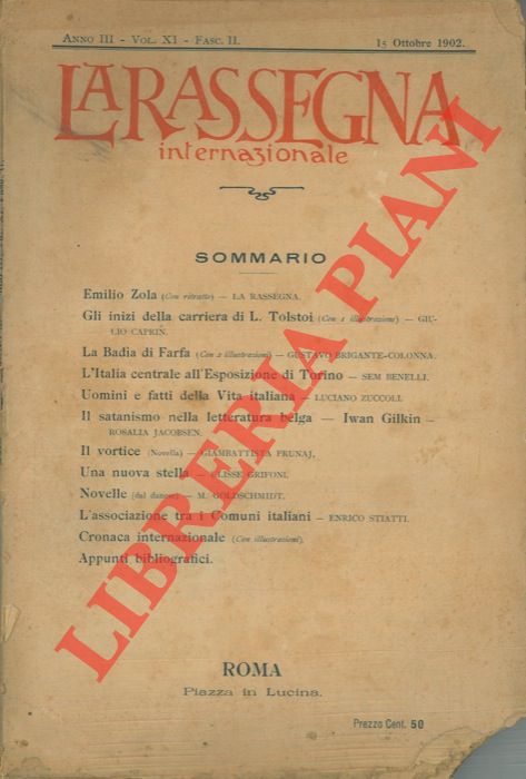 - - La rassegna internazionale.