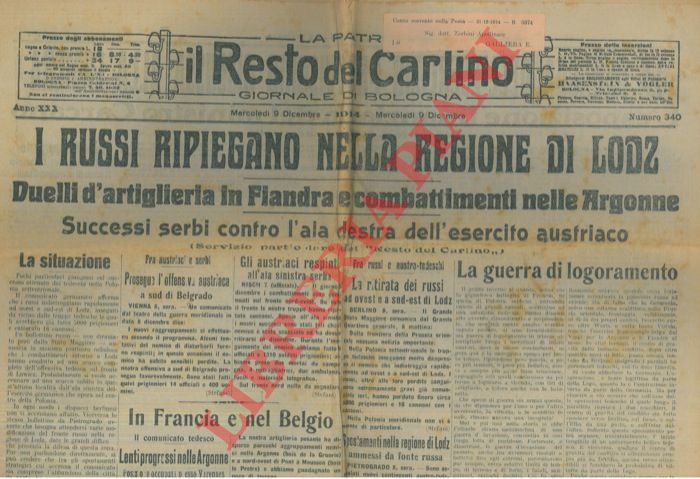- - Resoconti della guerra ancora non 