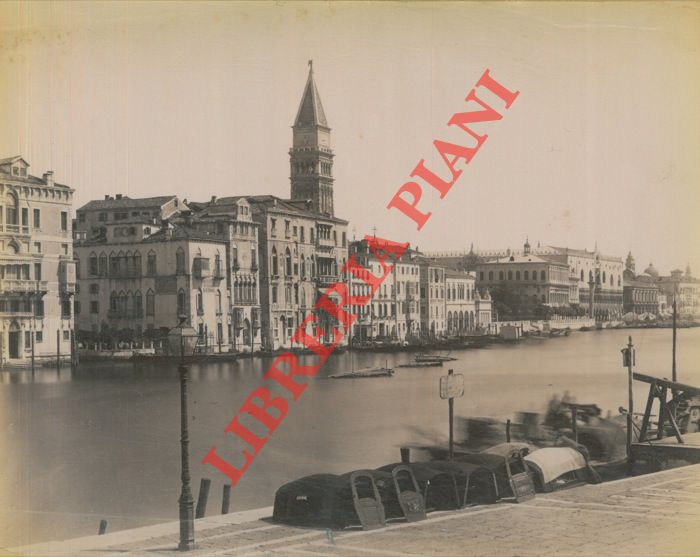 - - Venezia. Canal Grande con Palazzo Ducale, Campanile, ecc.