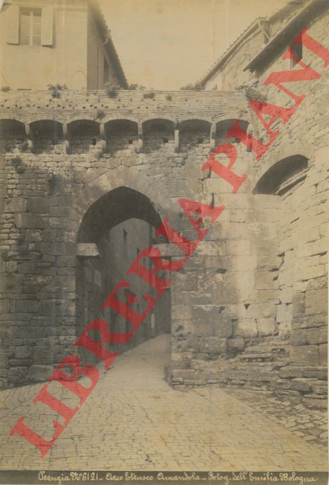 Fotog. dell'Emilia. Bologna (Poppi) - - Perugia. Arco Etrusco Amandola.